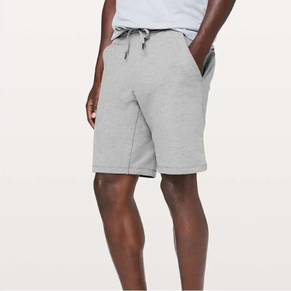 Lululemon City Sweat Short *9.5" Heathered Core Medium Grey Medium
